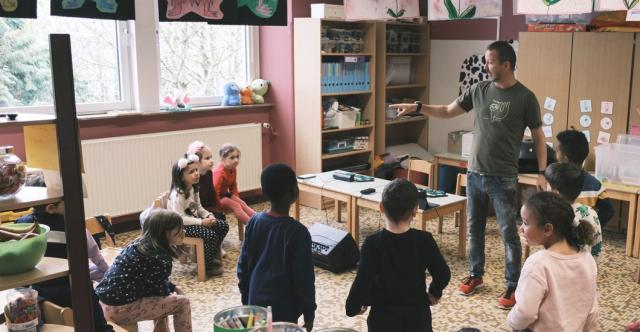 Enfant participant au projet Bildung Beweegt meets BAMSS