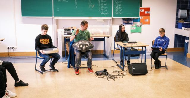 Adolescent du Lycée Mamer participant au projet Bildung Beweegt