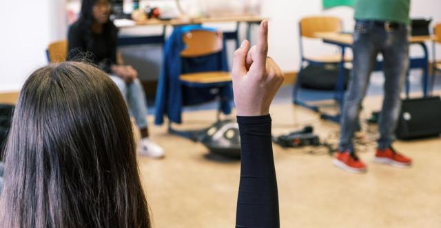 Adolescent du Lycée Mamer participant au projet Bildung Beweegt