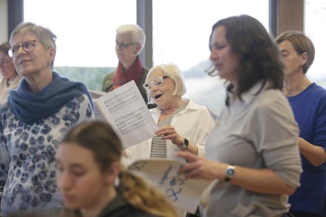 Menschen, die singen