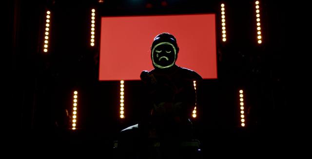 dj with sad face