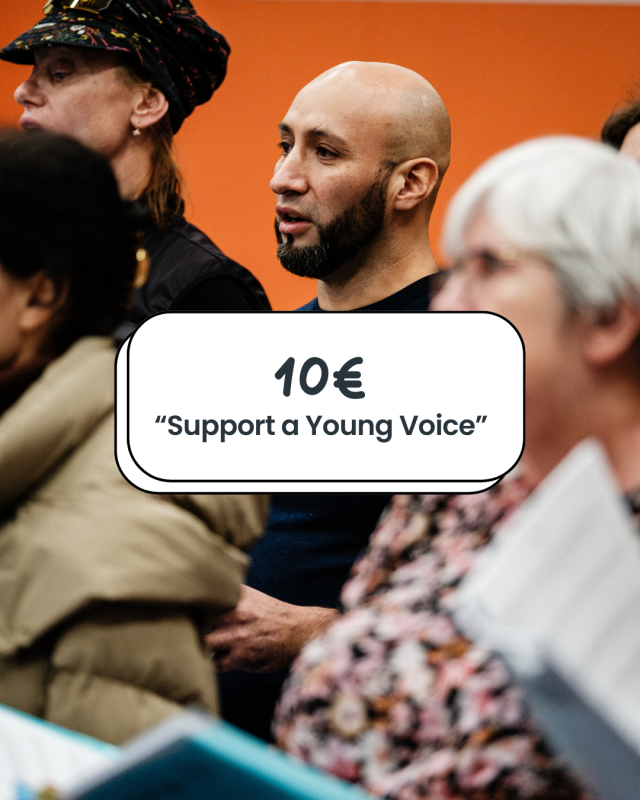Support a young voice with 10€