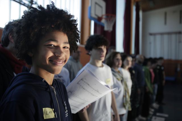 photo de la répétition de pOpera